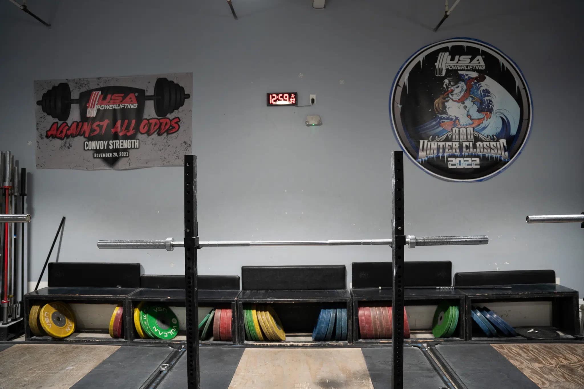 The Olympic lifting area at Convoy Strength